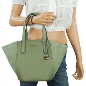 COPY - Michael Kors Portia Small Tote Army Green - Negotiable